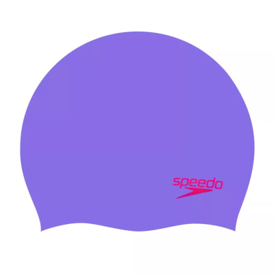 Gorro De Natación Speedo De Silicona Para Niños / Morado1