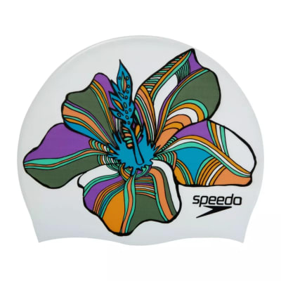 Gorro De Natación Speedo de Silicona / Digital Printed 2
