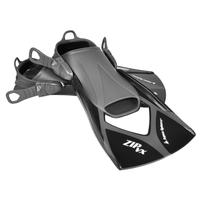 Aletas de Natación Aquasphere Zip VX / Negro Gris