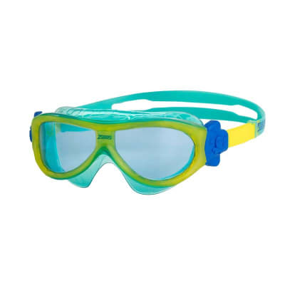 Máscara de Natación Zoggs Phantom Kids / Amarillo Turquesa