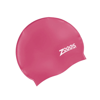 Gorro de Natación de Silicona Zoggs / Rosado