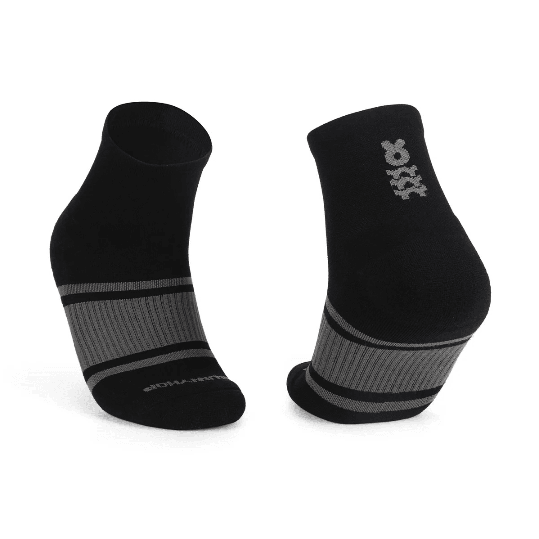 Bunnyhop Medias Tobilleras / Negro y Gris1