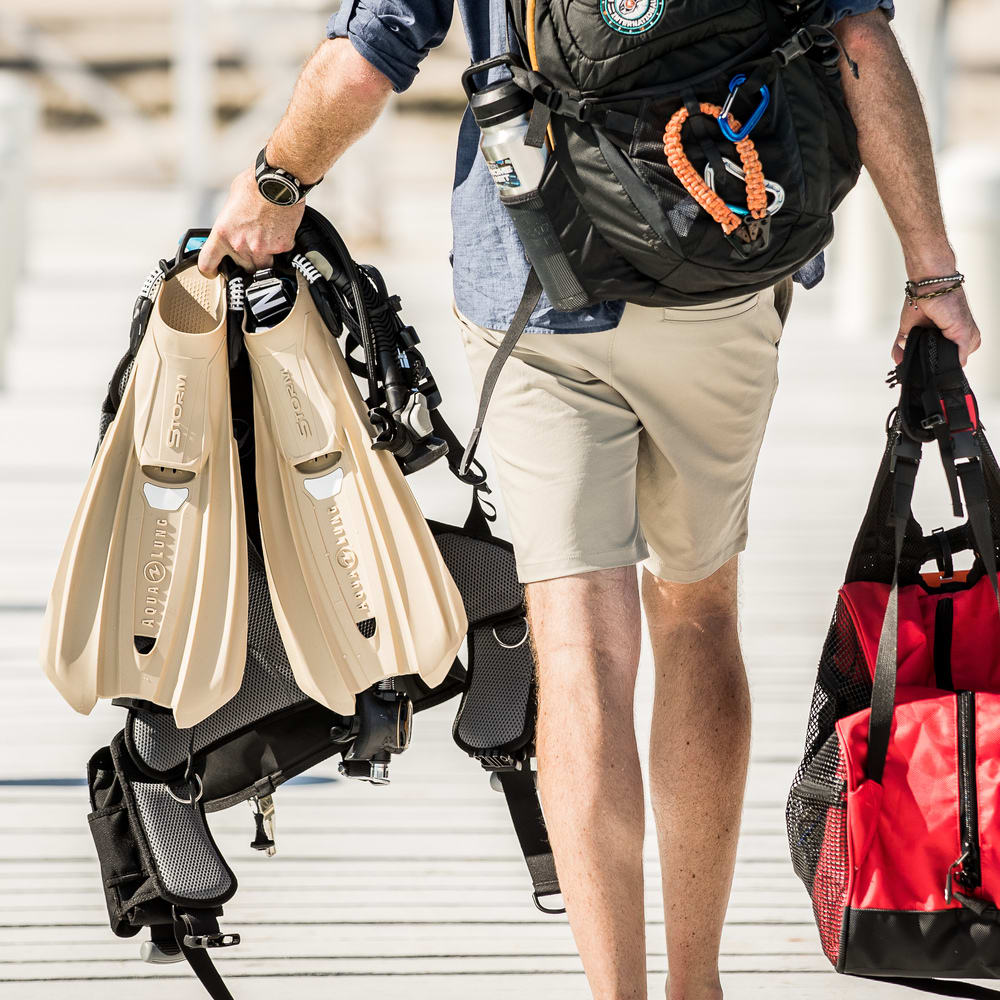 Aqualung Aletas Storm / Rojo13