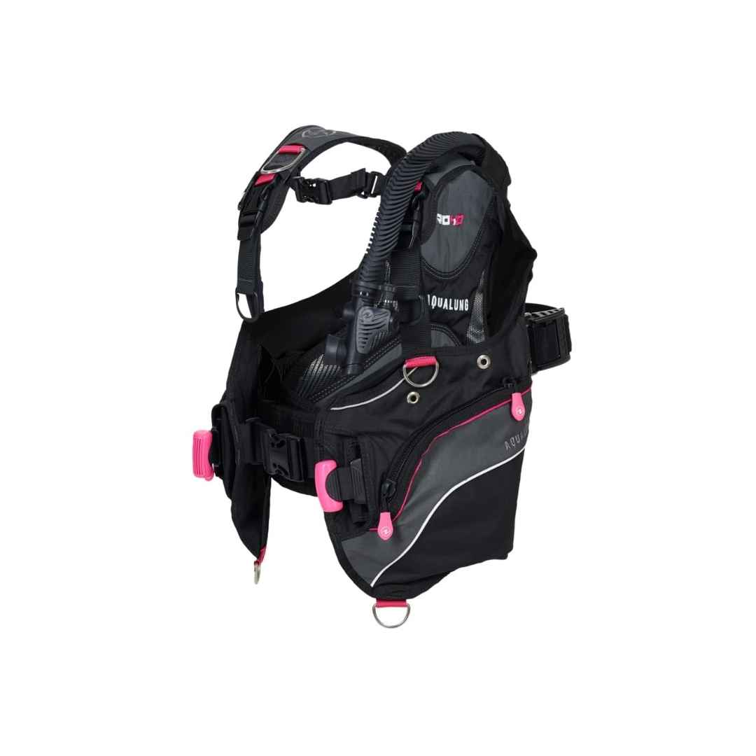Aqualung Bcd Pro HD Mujer / Negro - Rosado1