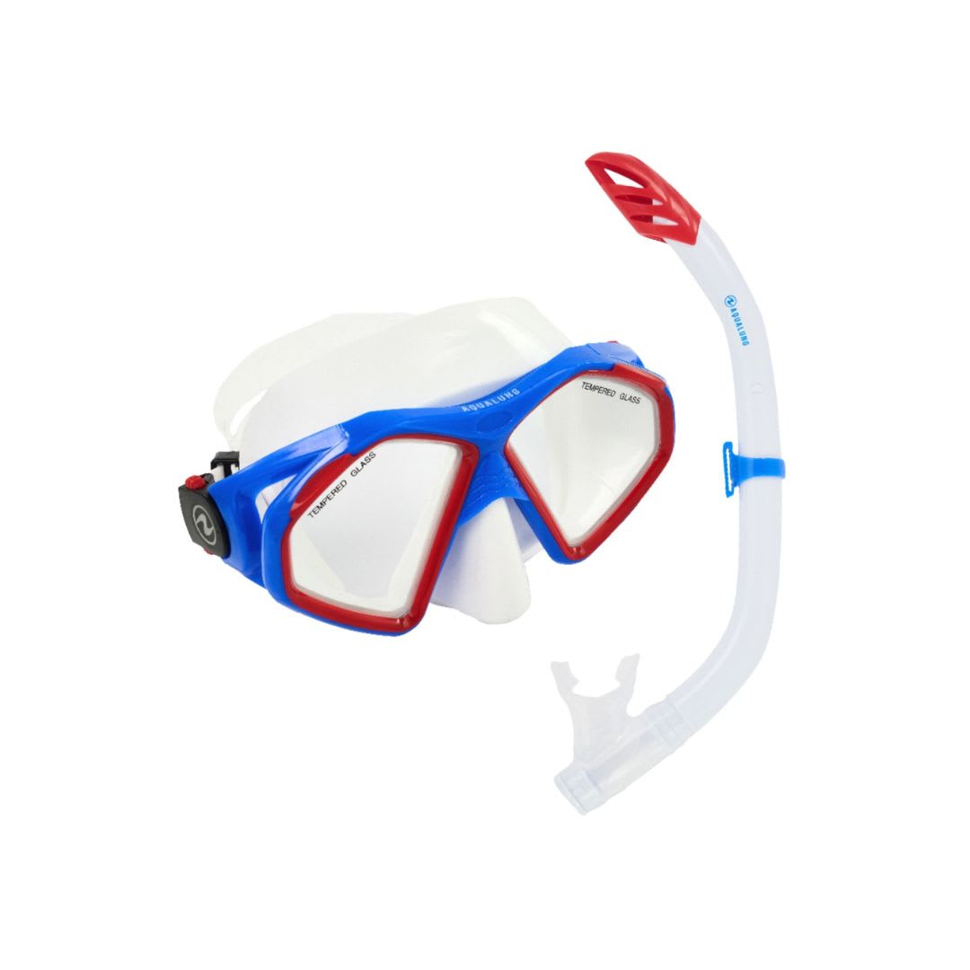 Aqualung  Combo Hawkeye / Azul - Rojo - Blanco1