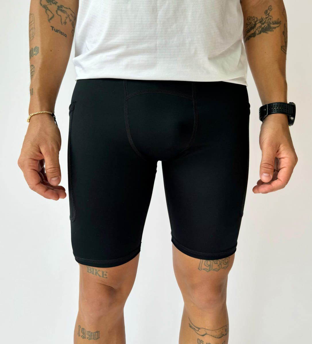 Fucking Personal Record Lycra Running Essential / Hombre / Negro3