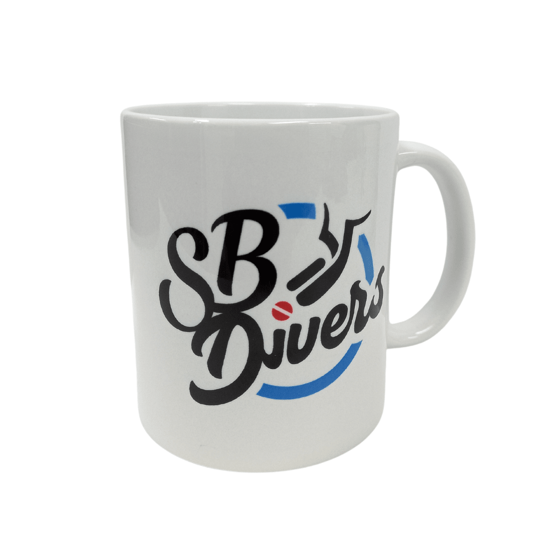 SB Divers Taza Mediana Blanca1