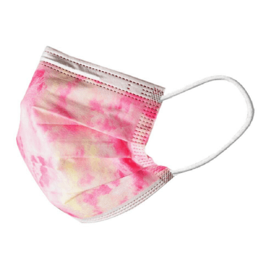 Mascarillas color Rosado con blanco1