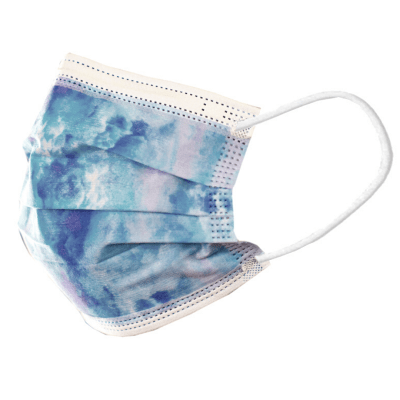 Mascarillas color azul con blanco1