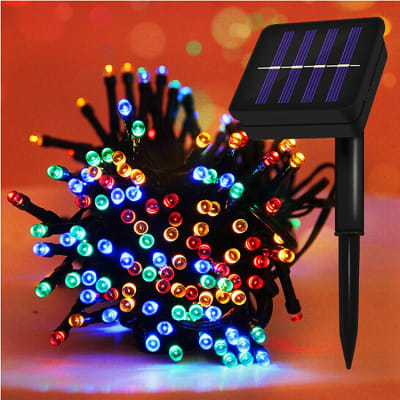 Pack 3 Guirnalda 300 Luces -Solar- Multicolor $8.000 C/U