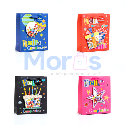 Bolsas Cumpleaños - Fiesta y regalos - Talla L - 1010-L
