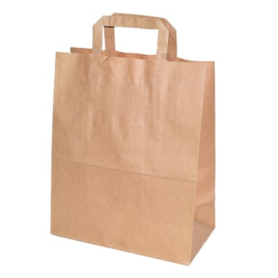 Bolsa Kraft Manilla Plana Talla M