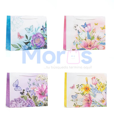 BOLSA CON FLORES - TALLA XL - 297XL1