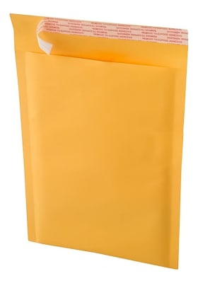 Bolsa Acolchada Para Embalaje Lisa Amarilla Talla Xs