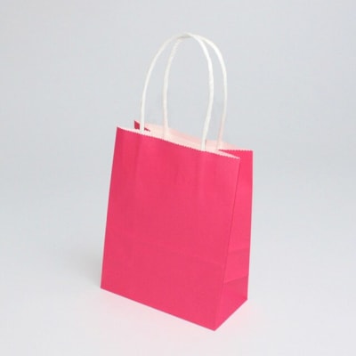 BOLSA KRAFT FUCSIA S