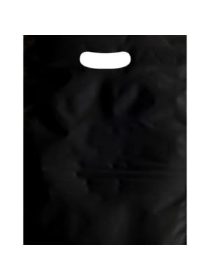 Bolsa Plástica Boutique Negra Talla L