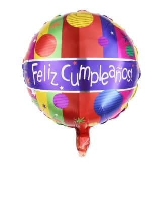 Docena Globos Feliz Cumpleaños - Colores1