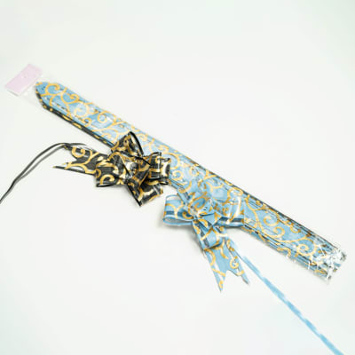 Cinta Para Regalo Color Celeste Talla M - Diseño 61