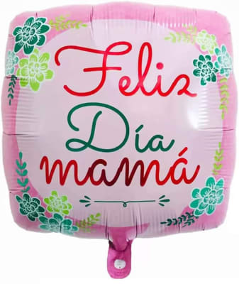 Docena Globos - Día de la Madre - Feliz Dia Mama Cuadrado