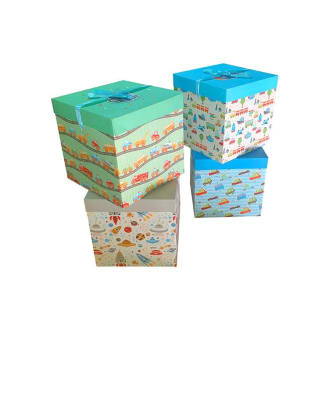 CAJA DE REGALO 22*22 NIÑO - 5091L