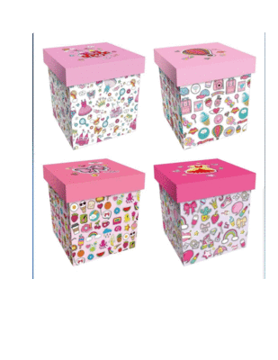 CAJA REGALO NIÑA TALLA L 22*22 - 5092L