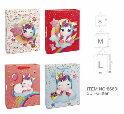 BOLSA UNICORNIO TALLA M - 8669M