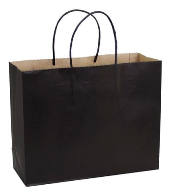 Bolsa Kraft Negra Horizontal