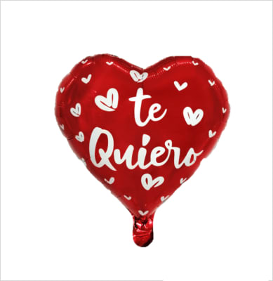 Docena Globos Amor - Te Quiero rojo1