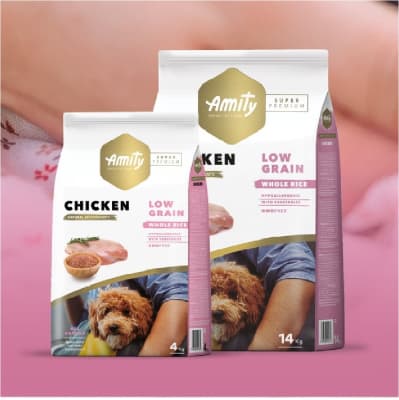 AMITY SP LOW GRAIN CHICKEN ADULT
