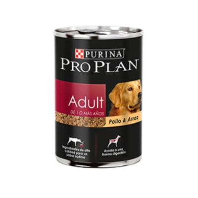 PRO PLAN LATA DOG ADULTO POLLO ARROZ