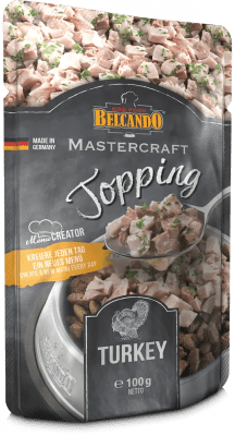 BELCANDO POUCH TOPPING PAVO