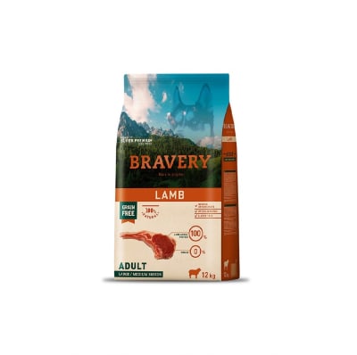 BRAVERY LAMB ADULT L/M BREED