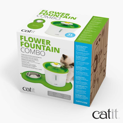CATIT 2.0 COMBO FUENTE BEBEDERA FLOR3