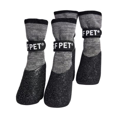 GF PET BOTIN TERRAIN GRIS/NEGRO