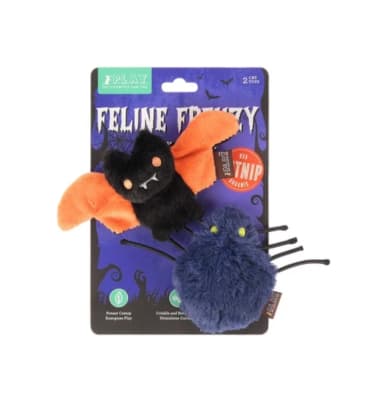 PLAY FELINE FRENZY HALLOWEEN CAT TOY CREEPY CRITTERS