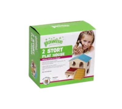 PAWISE CASA DE JUEGO MADERA HAMSTER