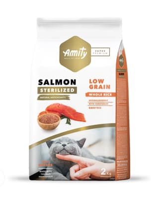 AMITY SP LOW GRAIN SALMON ADULT CAT STERILIZED