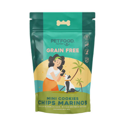 PETFOOD FACTORY GALLETA GF MINI COOKIES CHIPS MARINOS