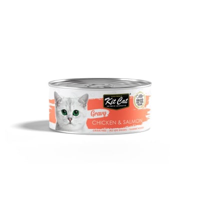 KIT CAT GRAVY CHICKEN & SALMON