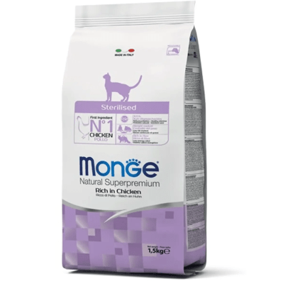 MONGE GATO ESTERILIZADO CHICKEN