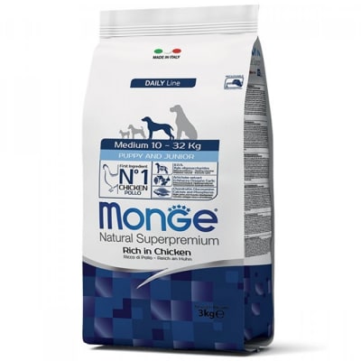 MONGE PUPPY & JUNIOR MEDIUM CHICKEN1