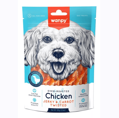WANPY CHICKEN JERKY & CARROT STICKS