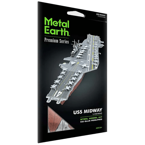 Metal Earth: Modelo de Metal USS Midway da Fascinations Inc Metal Earth: Modelo de Metal USS Midway da Fascinations Inc
