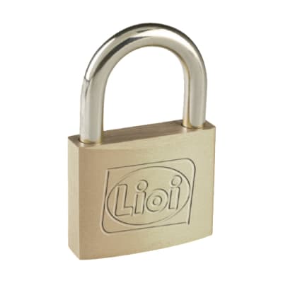 CANDADO BRONCE PULIDO LIOI