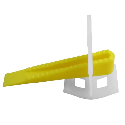 CUÑA NIVEL ESPACIADOR DE CERAMICA LASH CLIP AMARILLO1