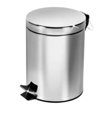 BASURERO PEDAL ACERO INOXIDABLE TAUMM