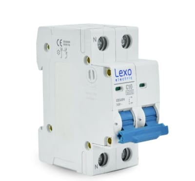 INTERRUPTOR AUTOMATICO BIPOLAR 6KA LEXO