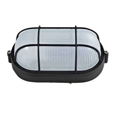 FOCO TORTUGA OVALADA C/REJILLA E27