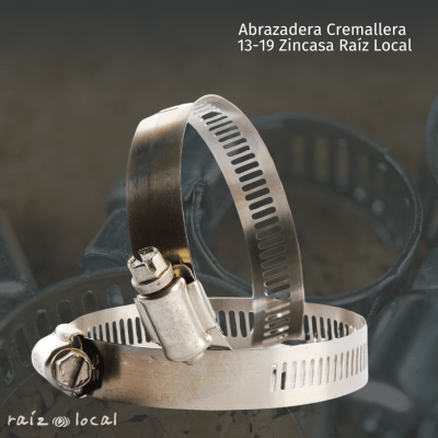 ABRAZADERA CREMALLERA 13-19 ZINCADA