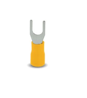 TERMINAL HORQUILLA AMAR. 10-12AWG 4,3MM. LEXO